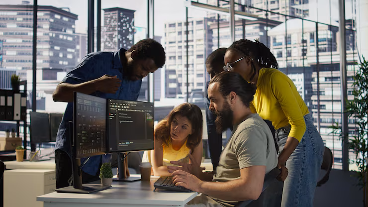 team-developers-doing-brainstorming-optimizing-code_482257-112972